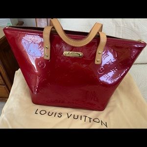 Louis Vuitton red handbag. Never worn before!